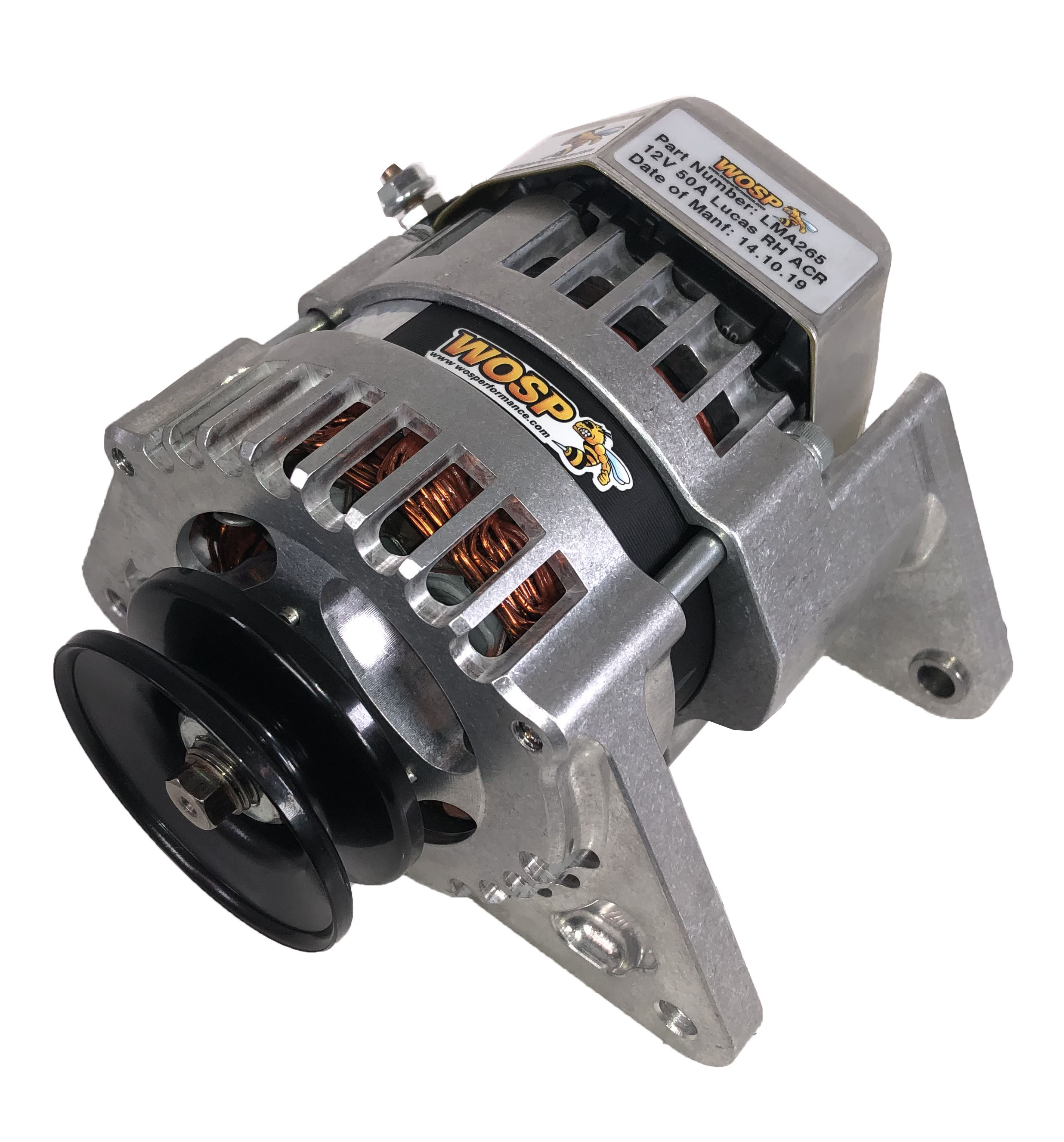 Lucas RH mount 50A Race Alternator