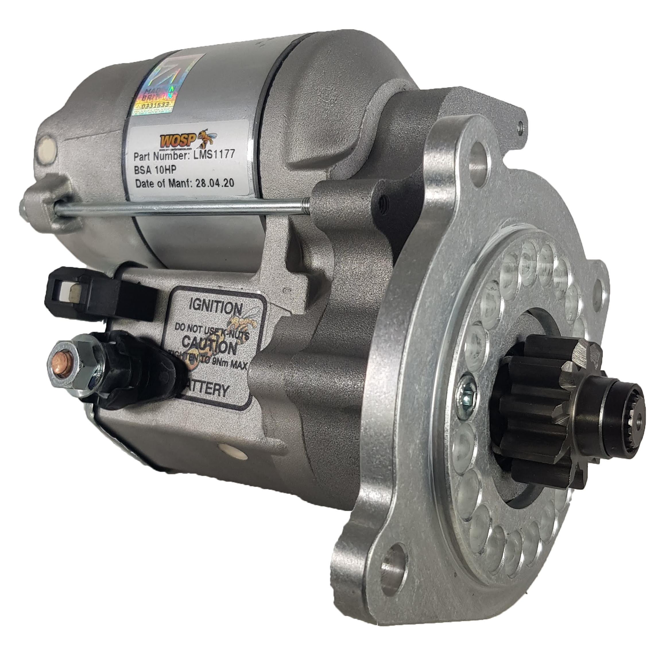 BSA 10HP high torque starter motor