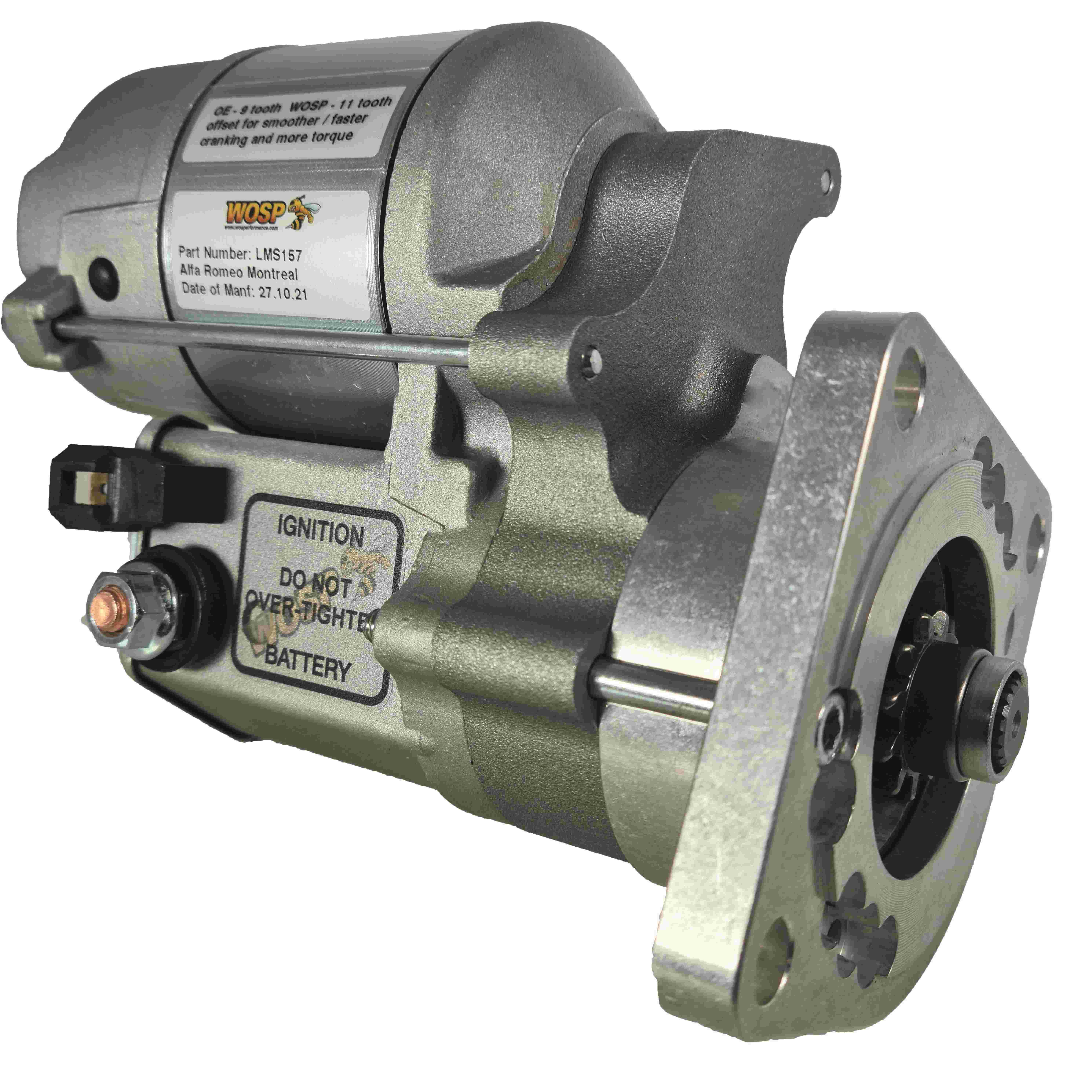 Alfa Romeo Montreal high torque starter motor