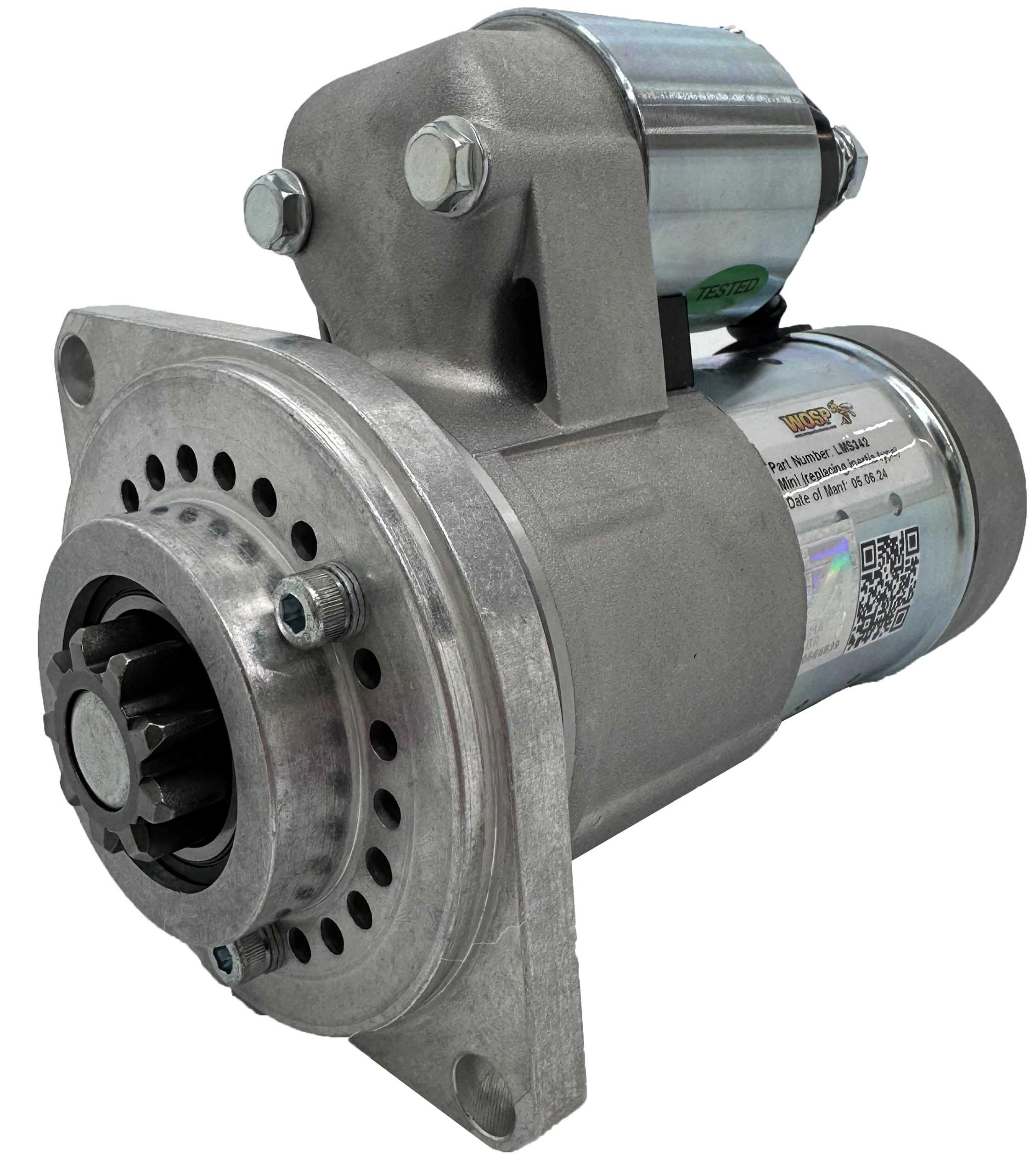 Mini (replacing inertia type) slimline starter motor