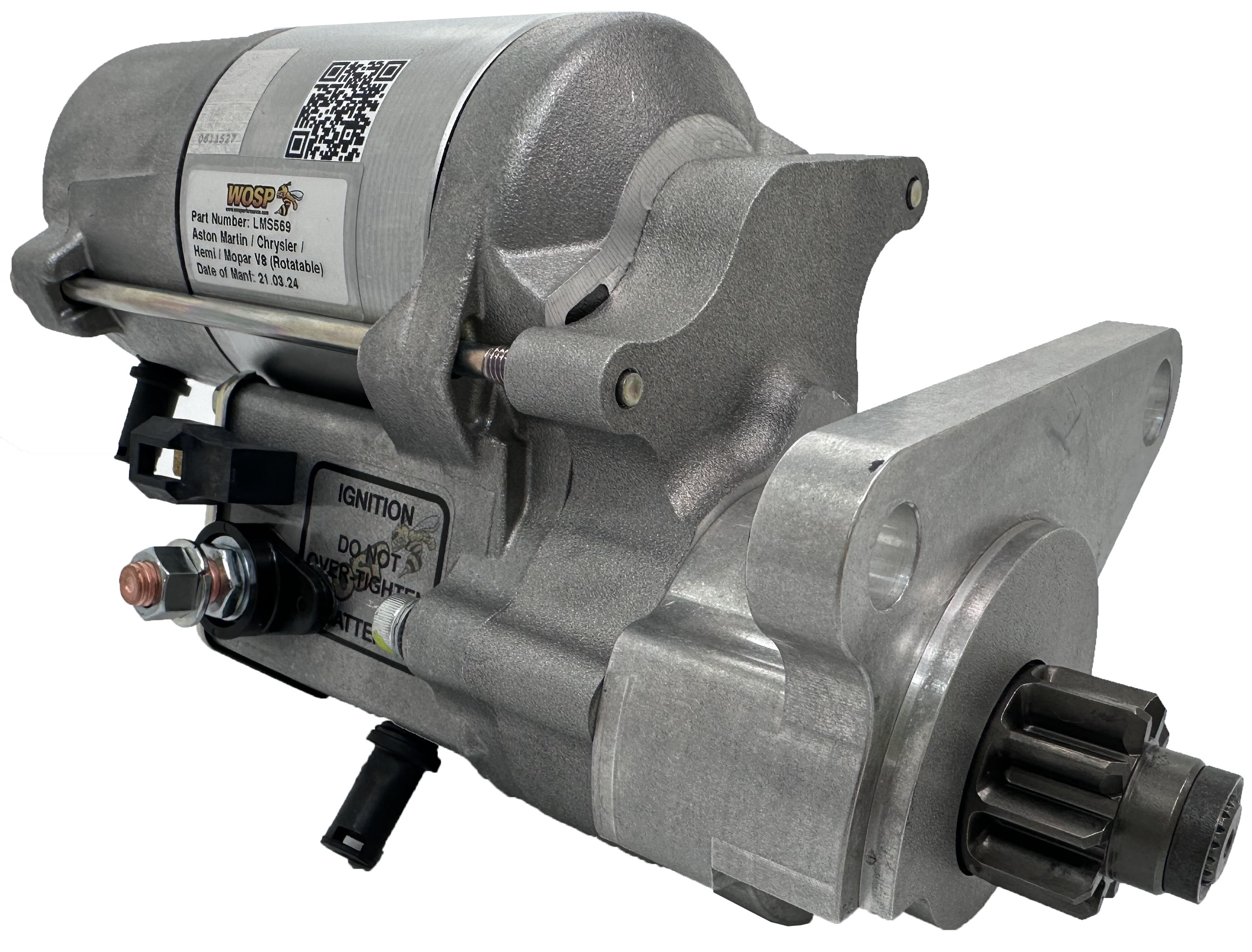 Aston Martin | Chrysler | Hemi | Mopar V8 (rotatable) super-duty starter motor