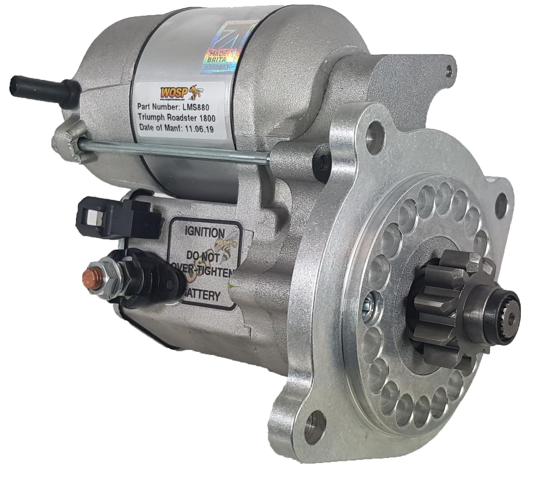 Triumph Roadster 1800 high torque starter motor